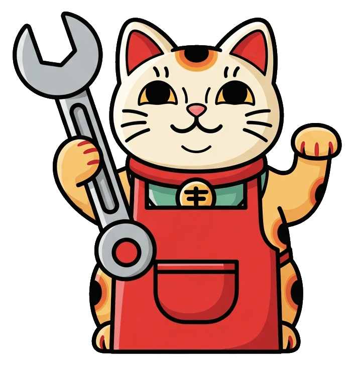 Winkekatze Schrauber