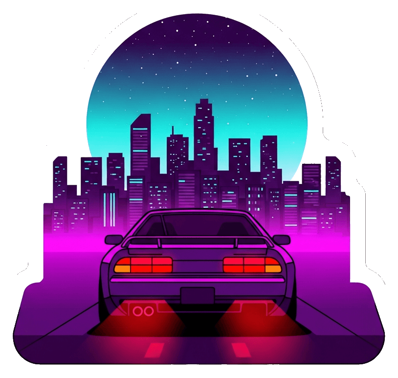 Nachtfahrt Skyline